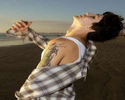 The TikToker loves to get inked his body with tattoos on different parts of the body.